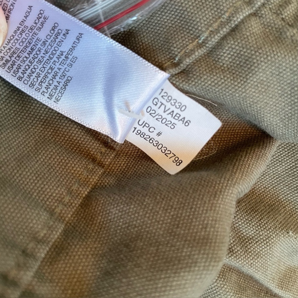 Aeropostale Mid Rise Utility Cargo Pants 100% Cotton Relaxed Fit - Picture 11 of 15